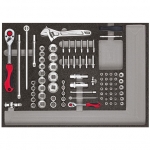 Набор инструментов головки, трещотка, аксессуары 1/4" - 1/2" GEDORE RED R22350000 3301681
Набор инструментов головки, трещотка, аксессуары 1/4" - 1/2" GEDORE RED R22350000 3301681