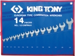 

Набор комбинированных ключей KING TONY 1215MRN01