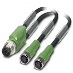 

Кабель для датчика / исполнительного элемента - SAC-3P-M12Y/2X1,5-PUR/M 8FS - 1671357 Phoenix contact