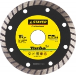 

Круг отрезной алмазный для УШМ STAYER PROFESSIONAL 3662-115_z01