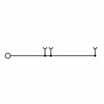 

Проходная клемма Weidmuller ZT 2.5/2AN/1 BL 1295550000
