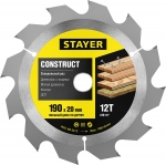

Пильный диск по дереву с гвоздями STAYER MASTER 3683-190-20-12