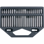 

Набор бит HEX, TORX, SPLINE, хвостовик-шестигранник 1/2",CrV, 42шт. STELS 11318