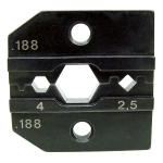 

212206 Матрица WM опрессовка for contact H & S 2,5 + 4 mm Haupa