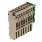 

Промышленный разъем Weidmuller ZP 2.5/1AN/8 GN/BE 1867150000