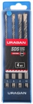 

Набор буров по бетону SDS-Plus URAGAN 901-25554-H4