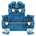 

Двухуровневая клемма Weidmuller WDK 2.5N BL 1041680000