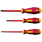 

KL392IS Набор из 3-х отверток VDE ( PZ1 / PZ2 / 4,0 KLAUKE