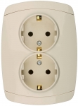

Розетка двойная СВЕТОЗАР CITY LIGHT SV-54207-B