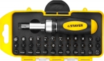 

отвертка реверсивная с битами STAYER MASTER 2557-H38