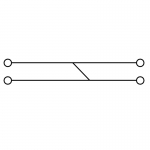 

Проходная клемма Weidmuller ZDUB 2.5-2/4AN/15 OR 1712800000