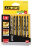 

Наборы полотен для электролобзиков, серия PROFI Stayer 15981-H10-1