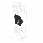

Кожух Weidmuller CH20M AD SHL 5.00/04 BK 1221310000