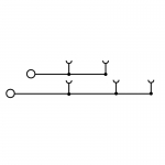 

Двухуровневая клемма Weidmuller ZDT 2.5/2 BL 1348970000