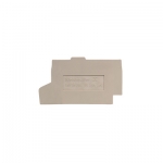 

Разделительная пластина Weidmuller ZAP/TW ZDU/ZPE 2.5N/3AN 1933800000