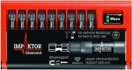 

WE-057684 8755-9/IMP DC Impaktor Bit-Check Набор ударных насадок 25 мм и держатель 1/4x75 (10шт.) WERA