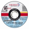 

1121340 DRONCO AS 60T INOX Free Cut отрезной круг по металлу 125х2/1х22,23