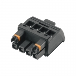 

Гнездовой разъем Weidmuller BHZ 5.00/04/90LH BK/BK 1069350000