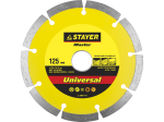 

Сегментные отрезные алмазные круги UNIVERSAL, серия MASTER Stayer 36671-180