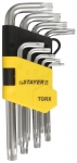 

Ключи имбусовые короткие STAYER MASTER 2743-H9