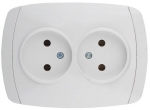

Розетка двойная СВЕТОЗАР CITY LIGHT SV-54202-W