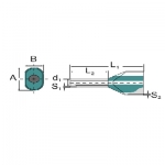 

9037300000 WEIDMULLER Наконечник изолированный для обжима двух проводов H1,5/20 ZH R