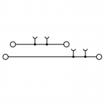 

Проходная клемма Weidmuller WDK 2.5 ZQV OR 1067990000