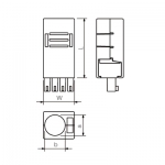 

1005290000 WEIDMULLER Корпус BCZ 3.81 AH04