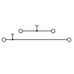 

Проходная клемма Weidmuller PDK 2.5/4 OR 1417670000