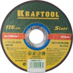 

Круг отрезной абразивный KRAFTOOL по металлу для УШМ KRAFTOOL 36250-115-1.0