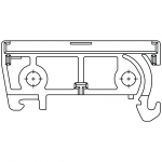 

Концевая пластина Weidmuller AP 45/RE OR 1011600000