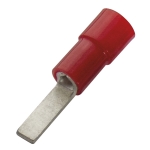 

260330 Плоские штифты изол. DIN 46231 0,5-1,0 мм2 L9 (красный) (упак 100 шт) Haupa