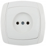 

Розетка одинарная СВЕТОЗАР CITY LIGHT SV-54200-W