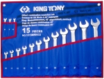 

Набор комбинированных ключей KING TONY 1215MRN02