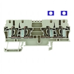 

Проходная клемма Weidmuller ZDU 2.5/2X2AN BL 1608610000