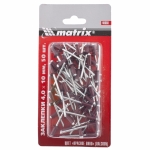 

Заклепки 4,0 х 10 мм RAL 3005 (красное вино), 50 шт. MATRIX 40688