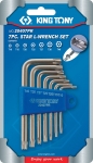 

Набор Г-образных ключей TORX KING TONY 20407PR