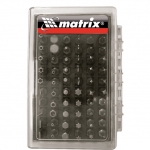 

Набор бит с магнитным держателем, CrV,61шт MATRIX 11387