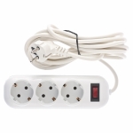 

Удлинитель бытовой серия EF, с заземлением и выключателем, 4м, 3 розетки, 10A Stern 95772