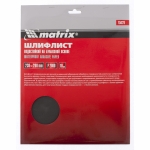 

Шлифлист на бумажной основе, P 2000, 230 х 280 мм, 10 шт., водостойкий MATRIX 75629