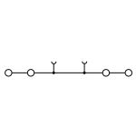 

Проходная клемма Weidmuller PDU 2.5/4/4AN RT 1529890000
