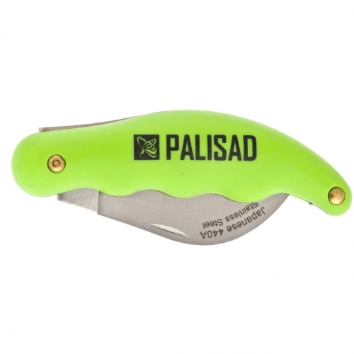 Нож садовый, 175 мм, складной, изогнутое лезвие, пластиковая эргономичная рукоятка PALISAD 79011 фото 2