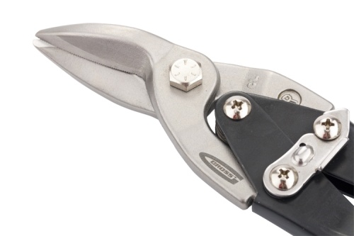 Ножницы по металлу "PIRANHA", 250мм, прямой и правый рез, сталь-СrMo, двухкомпонентные рукоятки GROSS 78323 фото 3
