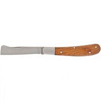 Нож садовый, 173 мм, складной, копулировочный, деревянная рукоятка PALISAD 79002